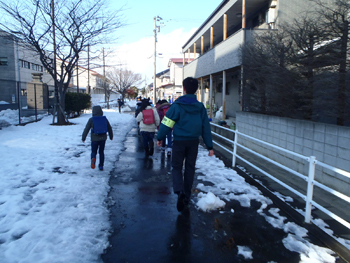 パトロール雪